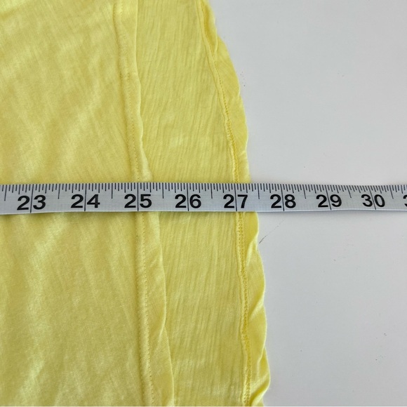 Anthropologie | t.la Women’s Yellow Flutter Ruffle Short Sleeve Top - Picture 11 of 13